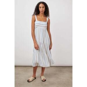 Rails Shailene Midi Dress Montauk Stripe M